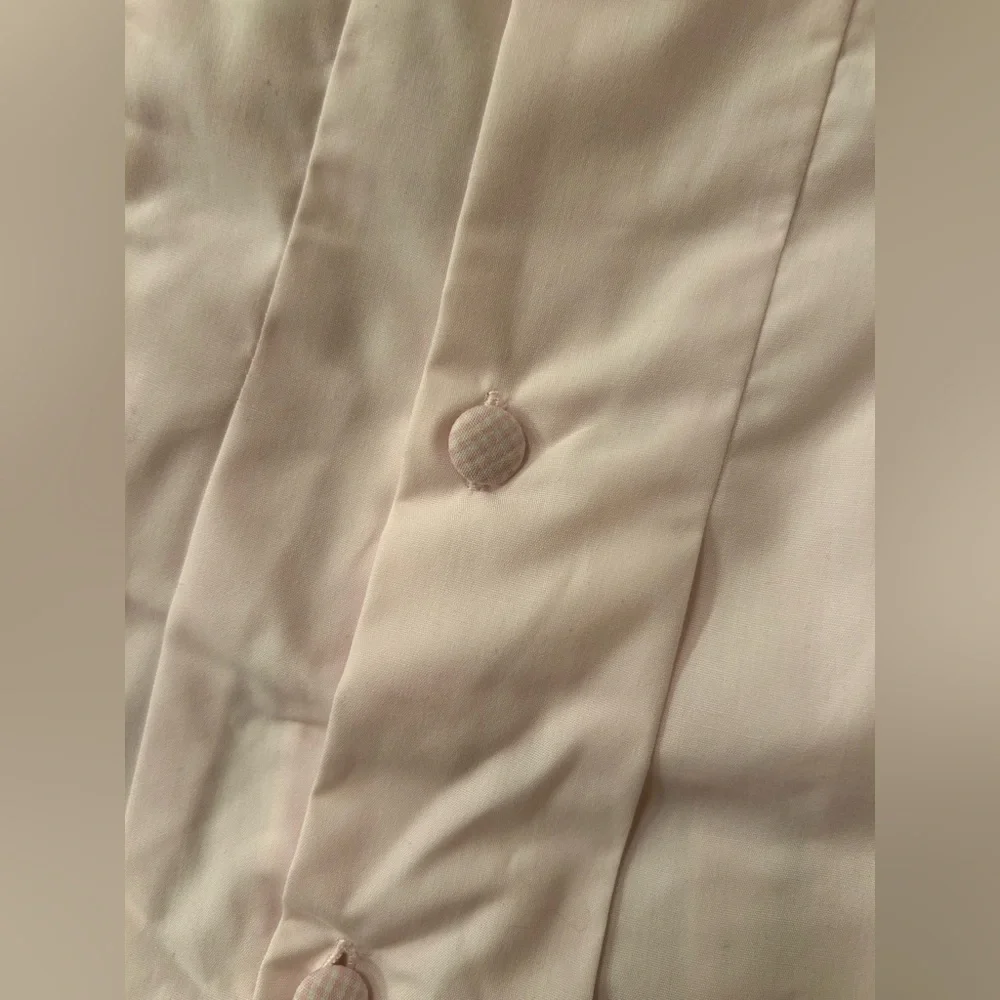 PA CLASSICS Soft Pink Pleated Flutter Sleeved‎ Dress . 6months.